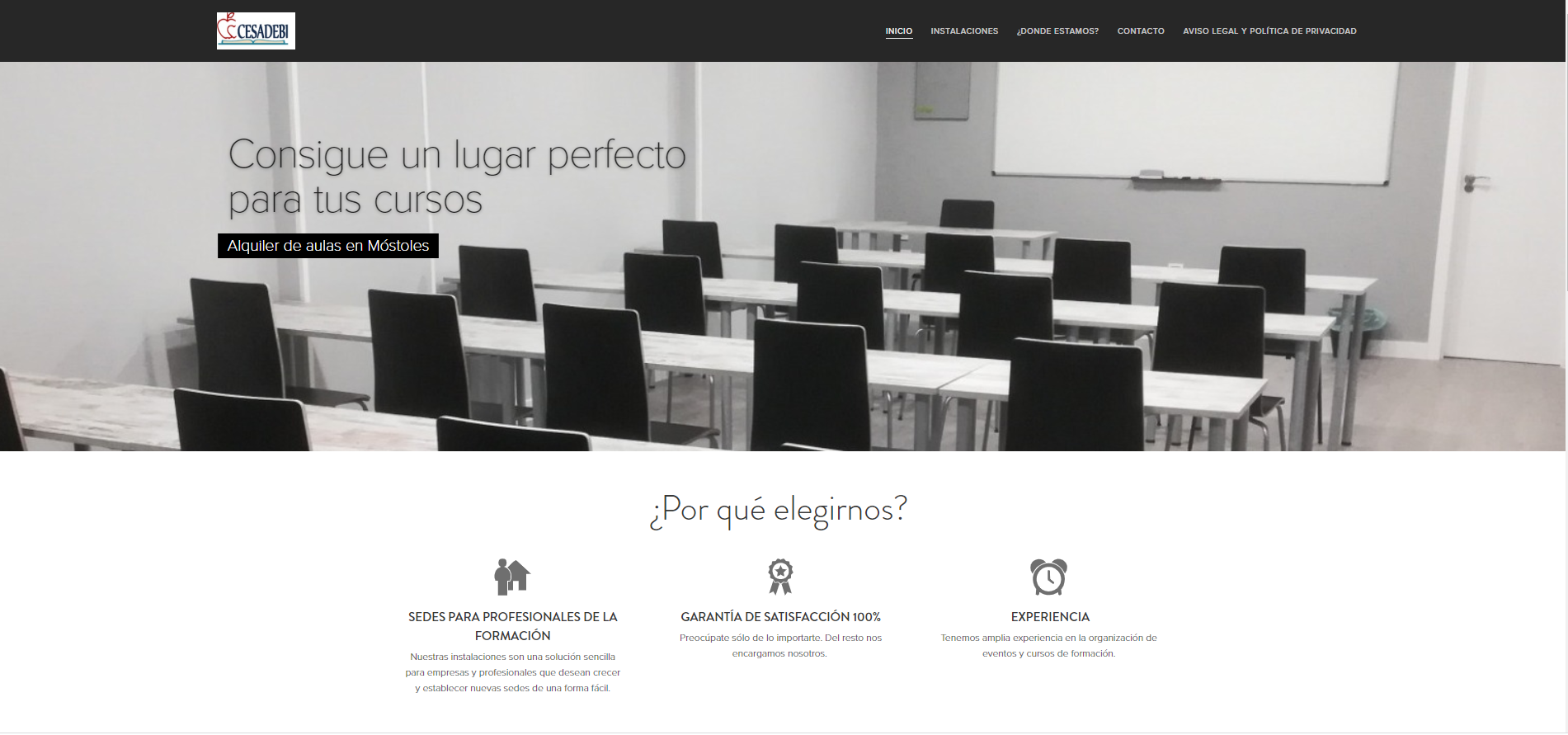 Web aulas móstoles